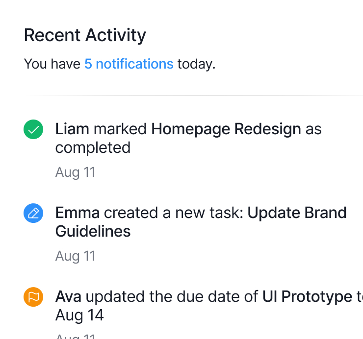 Deadline Notifications
